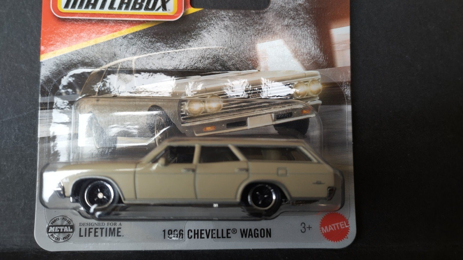 Chevrolet Chevelle Wagon 1966 1:64 Matchbox Pol, Auto, Verzenden, Matchbox ., Nieuw