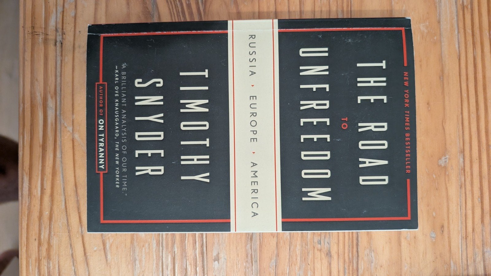 The Road to Unfreedom - Timothy Snyder (Engels), Ophalen of Verzenden, Gelezen, Timothy Snyder, Amerika