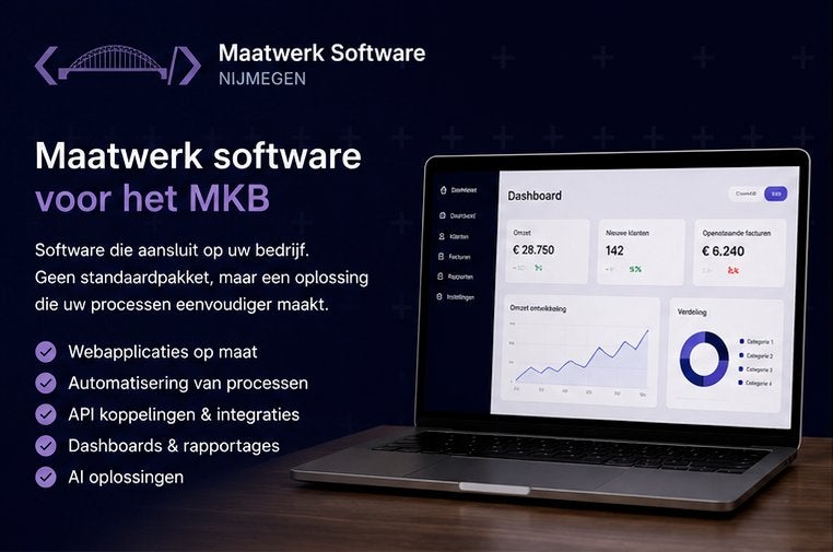 Software op maat voor het MKB | Betaalbaar & persoonlijk, Ook voor bedrijven, Webdesign en Website bouw