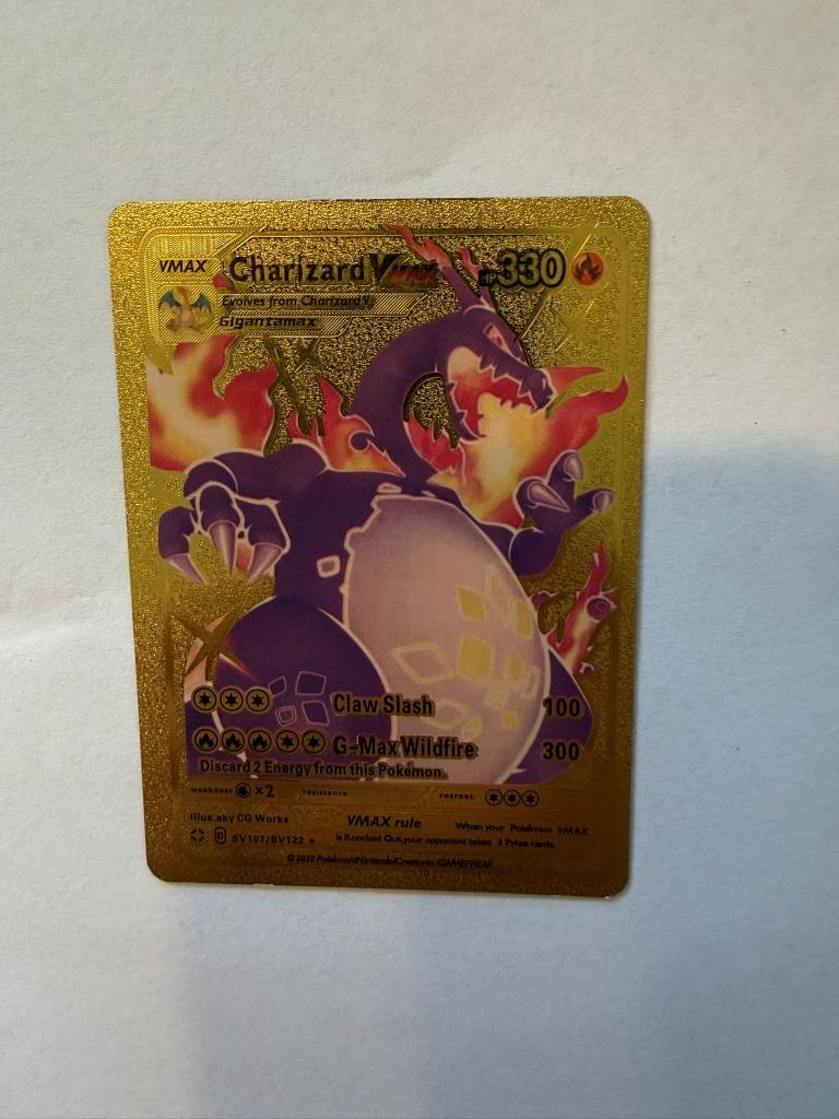Charizard VMAX pokemon, Hobby en Vrije tijd, Verzamelkaartspellen | Pokémon, Ophalen of Verzenden, Zo goed als nieuw, Losse kaart