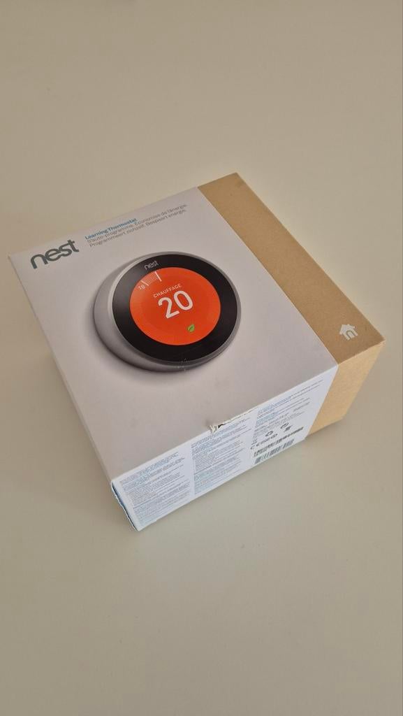 Google Nest slimme thermostaat, Ophalen of Verzenden, Slimme thermostaat, Zo goed als nieuw