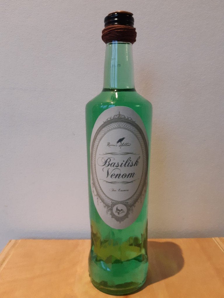Harry Potter Basilisk Venom Potion, Ophalen of Verzenden, Zo goed als nieuw, Versiering, Overige