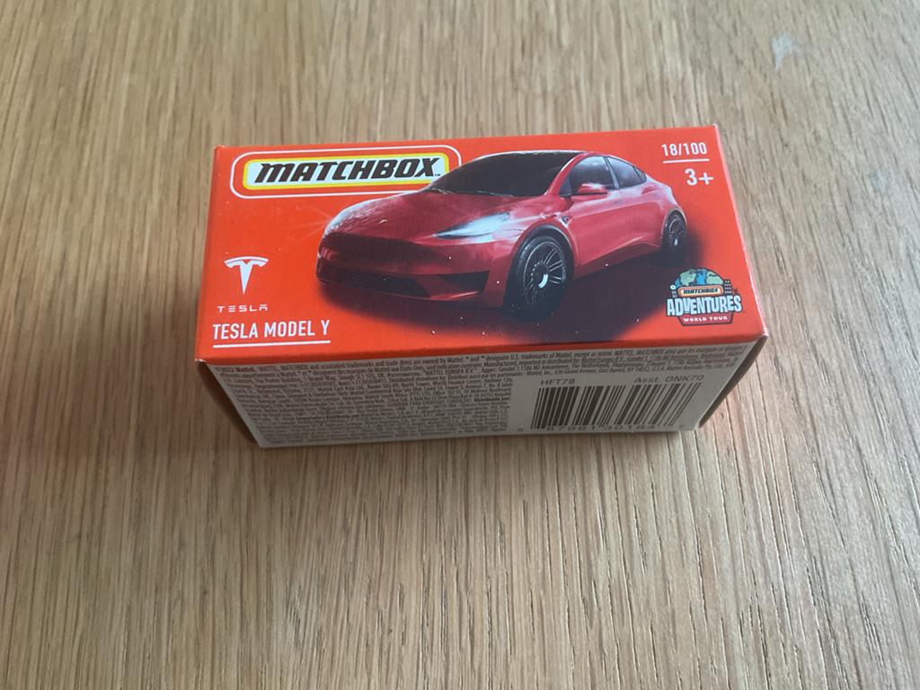 Matchbox Tesla Model Y - Nieuw in doos, Kinderen en Baby's, Speelgoed | Speelgoedvoertuigen, Ophalen of Verzenden, Nieuw