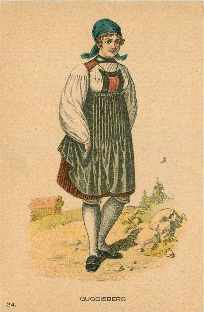 381-219-015 Guggisberg, Verzenden, Voor 1920, Overig Europa