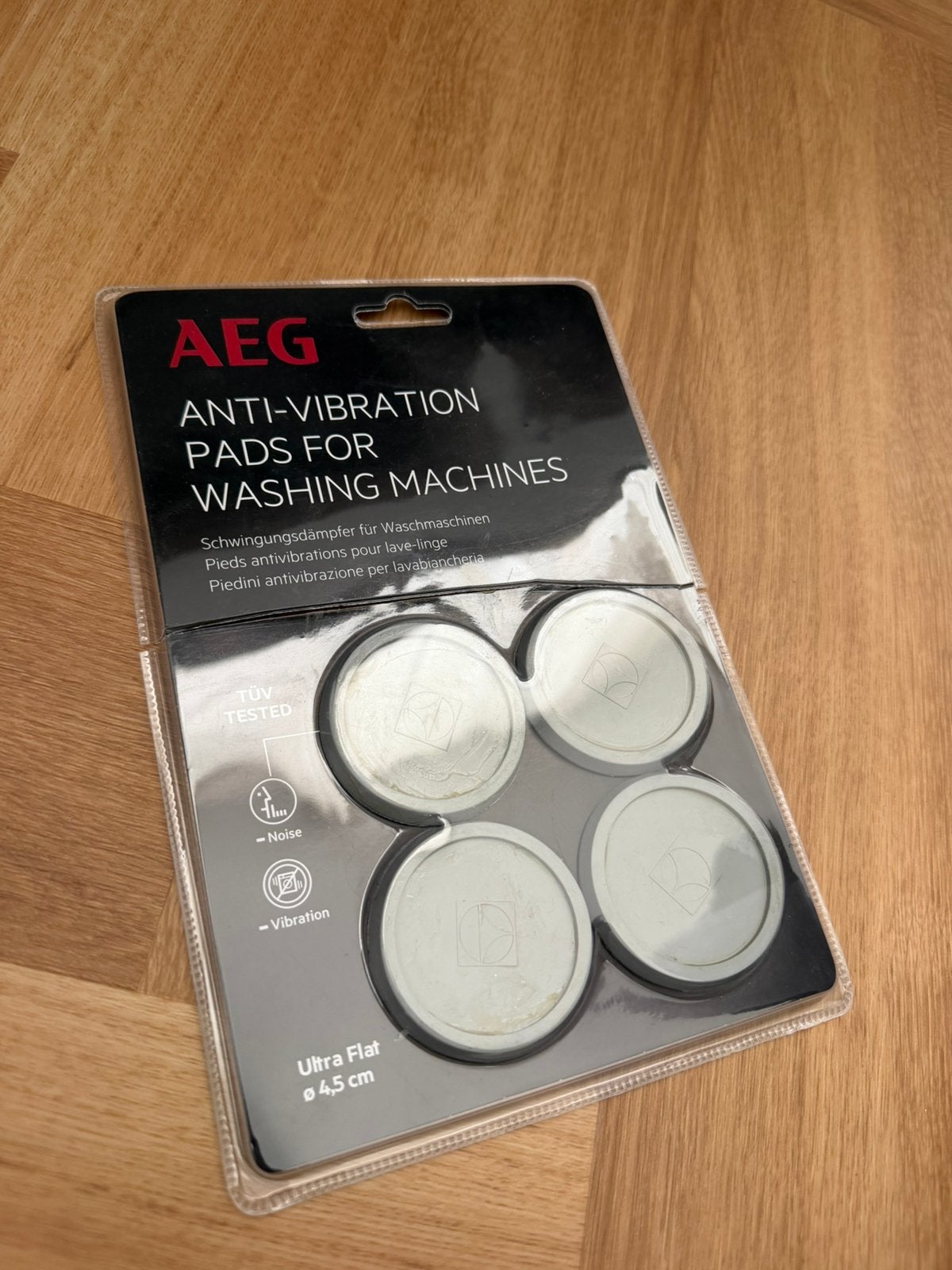 AEG antitrillingspads voor wasmachine of droger., Witgoed en Apparatuur, Ophalen of Verzenden