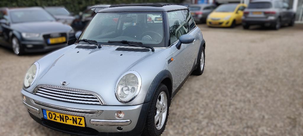 Mini 1.6 ONE met open dak., Voorwielaandrijving, 4 cilinders, 4 stoelen, Origineel Nederlands