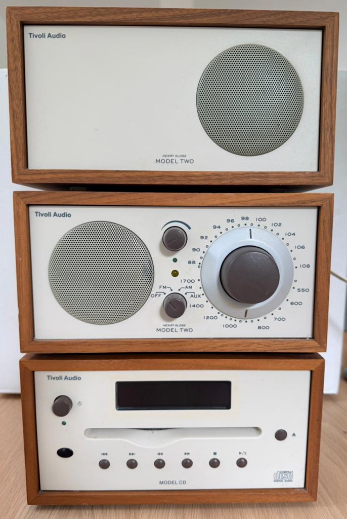 Tivoli Audio Model Two set met CD-speler, Overige merken, Zo goed als nieuw, Cd-speler, Losse componenten