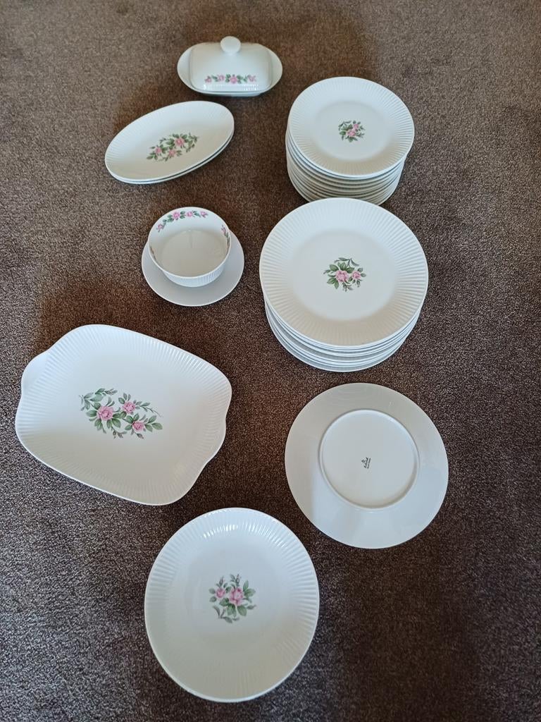 Eschenbach Servies - Compleet met Borden en Schalen, Ophalen, Gebruikt, Overige stijlen, Porselein