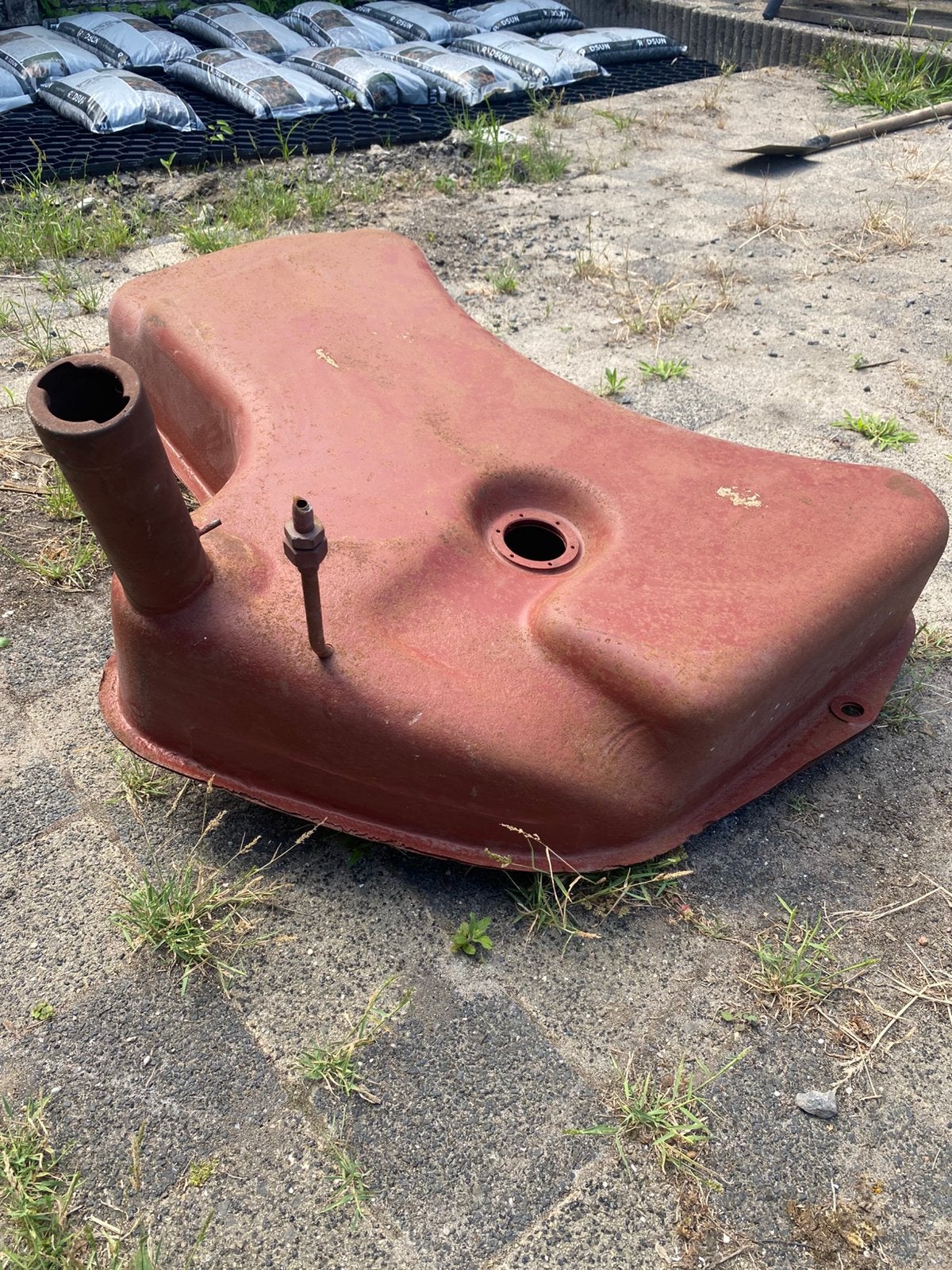 Brandstoftank jaguar mk2, Ophalen, Jaguar