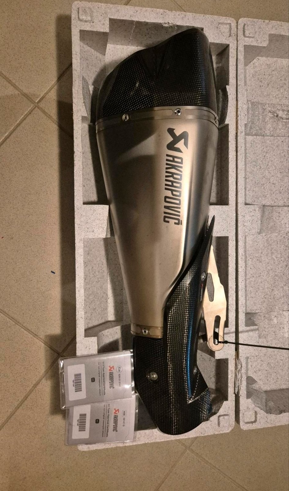 KTM Super Duke 1290 R akrapovic uitlaat, Ophalen of Verzenden, Gebruikt