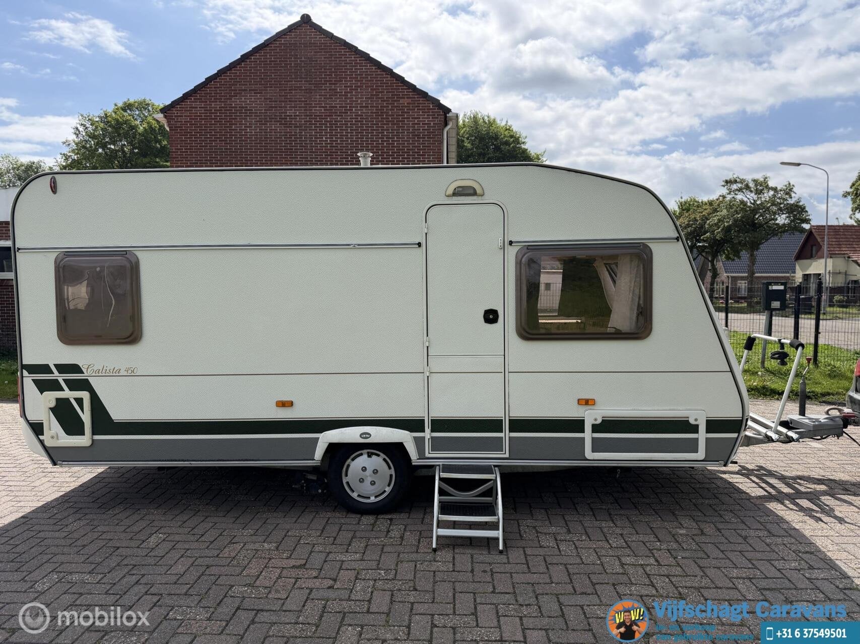Chateau Calista 450 incl voortent, luifel en mover, Caravans en Kamperen, Chateau, Schokbreker, Bedrijf, 750 - 1000 kg