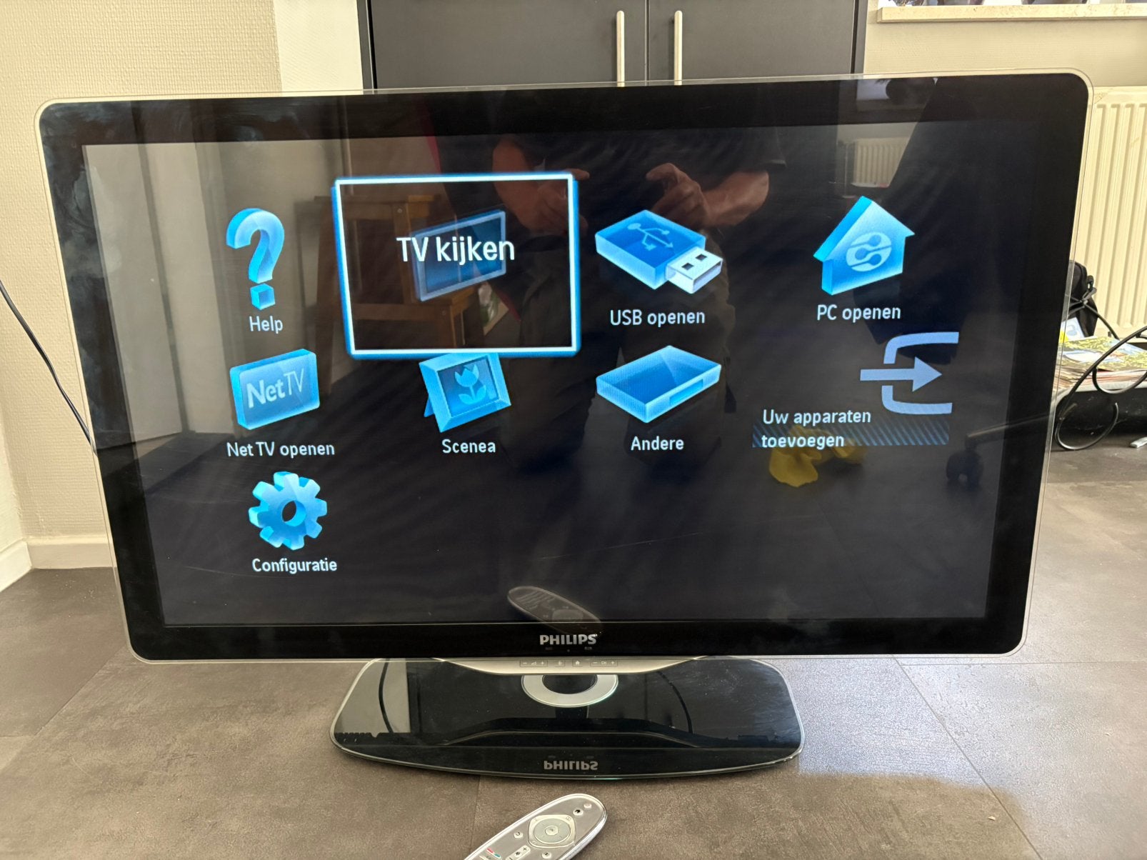 Flatscrene Philips TV scherm, Ophalen, Philips, 50 Hz, Zo goed als nieuw