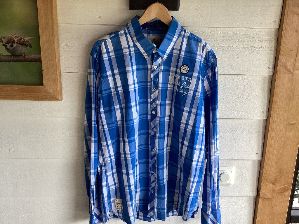 Gaastra blouse / overhemd maat XL, Kleding | Heren, Overhemden, Gaastra, Blauw, Ophalen of Verzenden, Zo goed als nieuw
