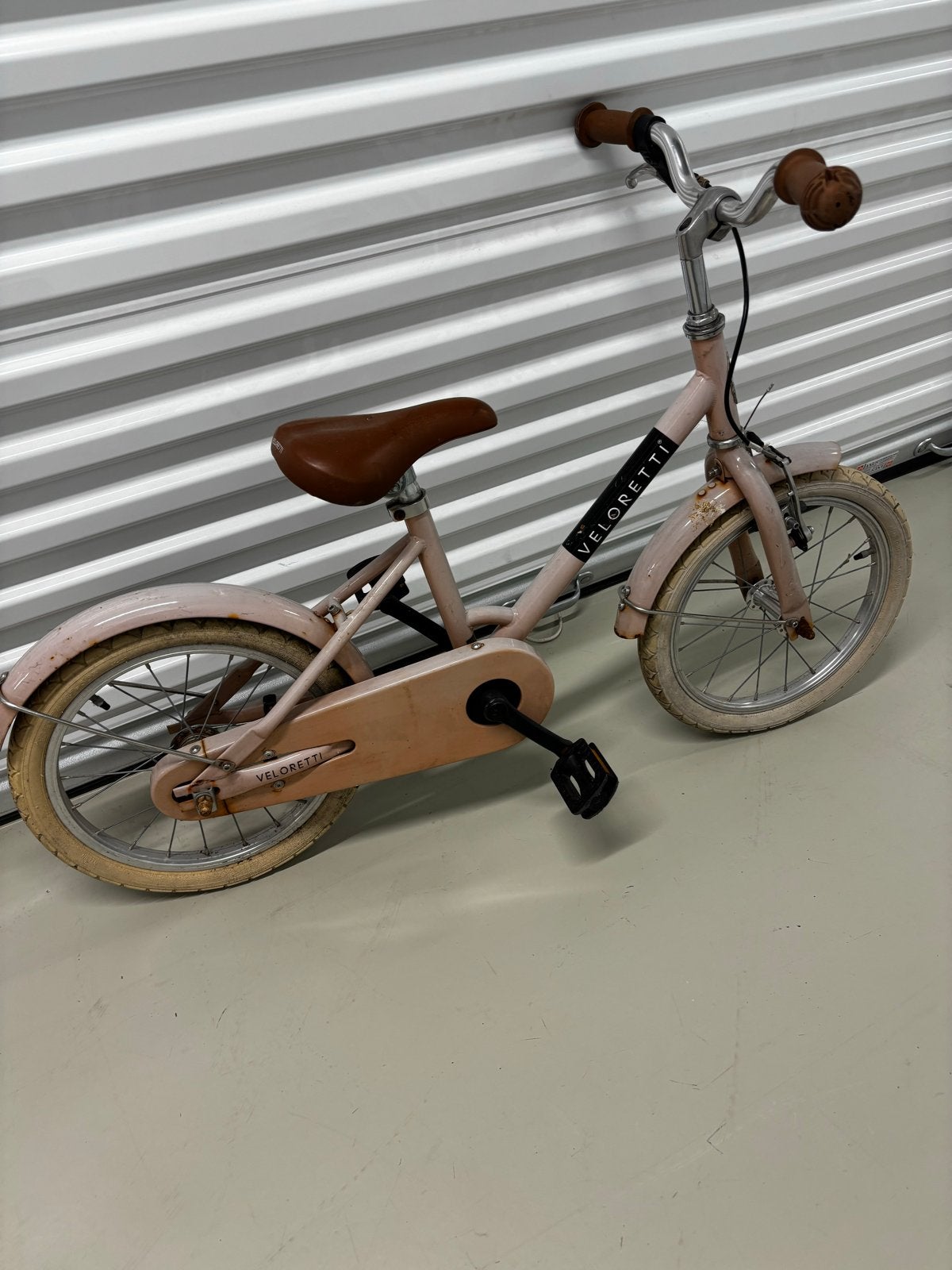 Veloretti kinderfiets 16 inch - opknapper, Ophalen, Gebruikt, Velgrem, 16 tot 20 inch