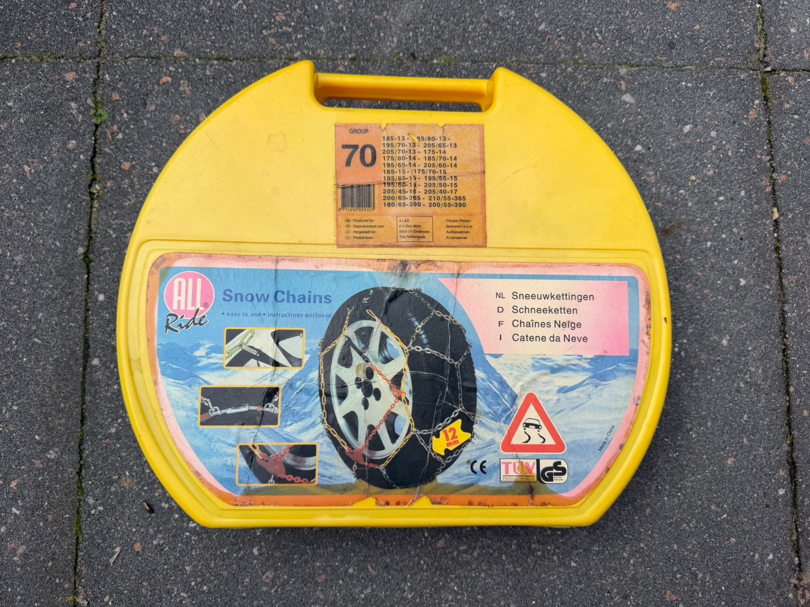 All Ride sneeuwkettingen groep 70 – complete set in koffer, Auto diversen, Ophalen of Verzenden, Zo goed als nieuw