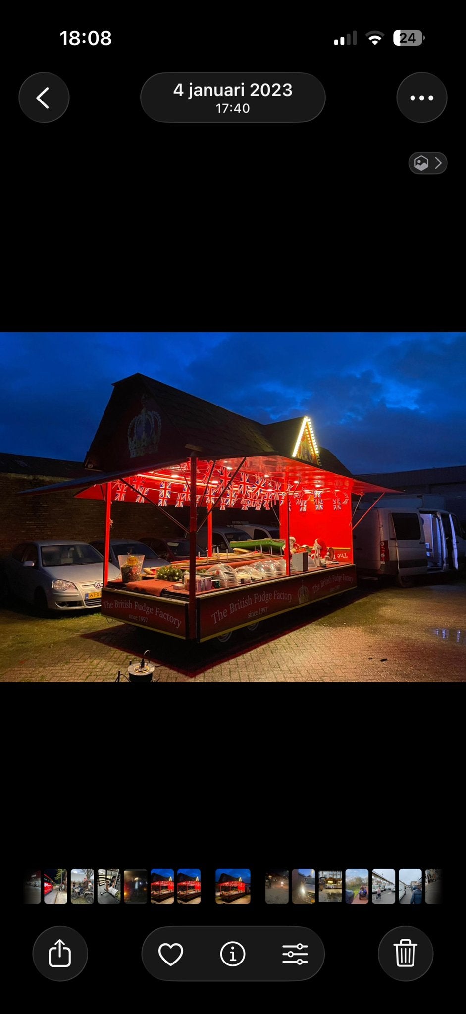 Unieke Britse Fudge Foodtruck/Verkoopwagen, Zakelijke goederen, Ophalen of Verzenden
