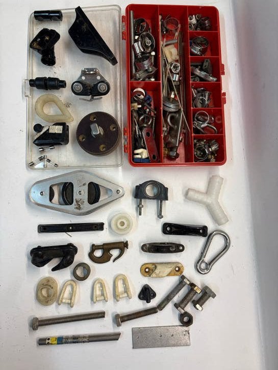 Diverse zeilboot onderdelen en materialen - alles in 1 koop, Watersport en Boten, Ophalen of Verzenden, Gebruikt, Overige typen