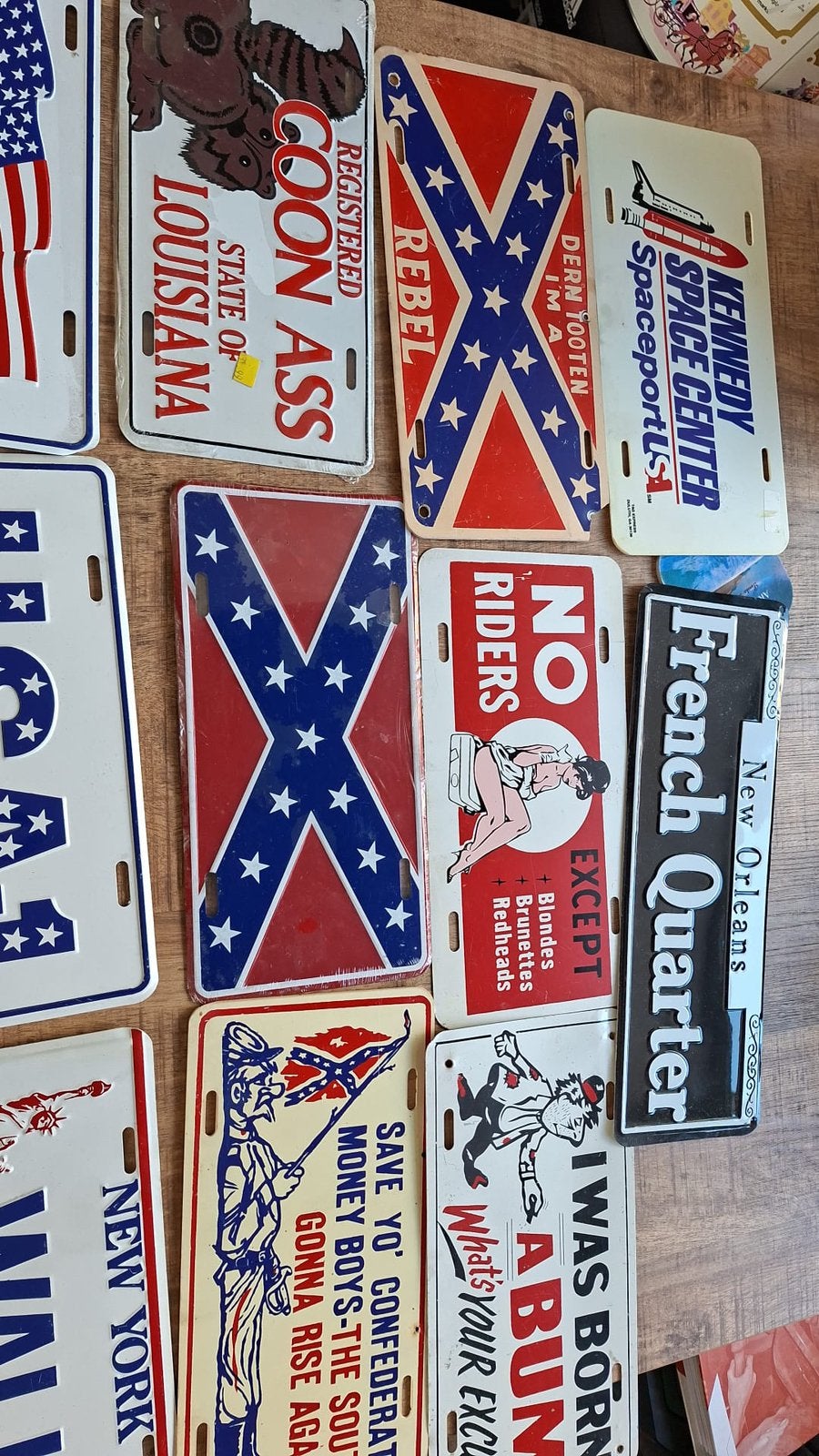 20  amerika “platen” met tekst., Ophalen