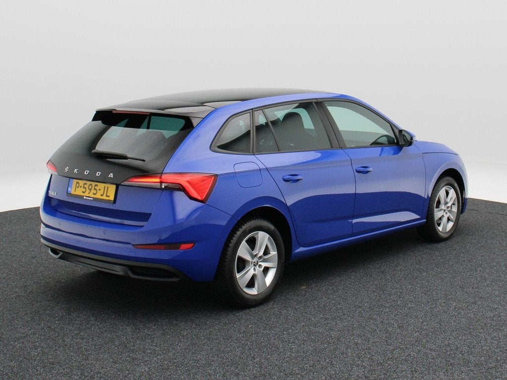 Skoda Scala 1.0 TSi 110 Pk Sport Business | Parkeersensoren, Scala, Gebruikt, Blauw, 610 kg