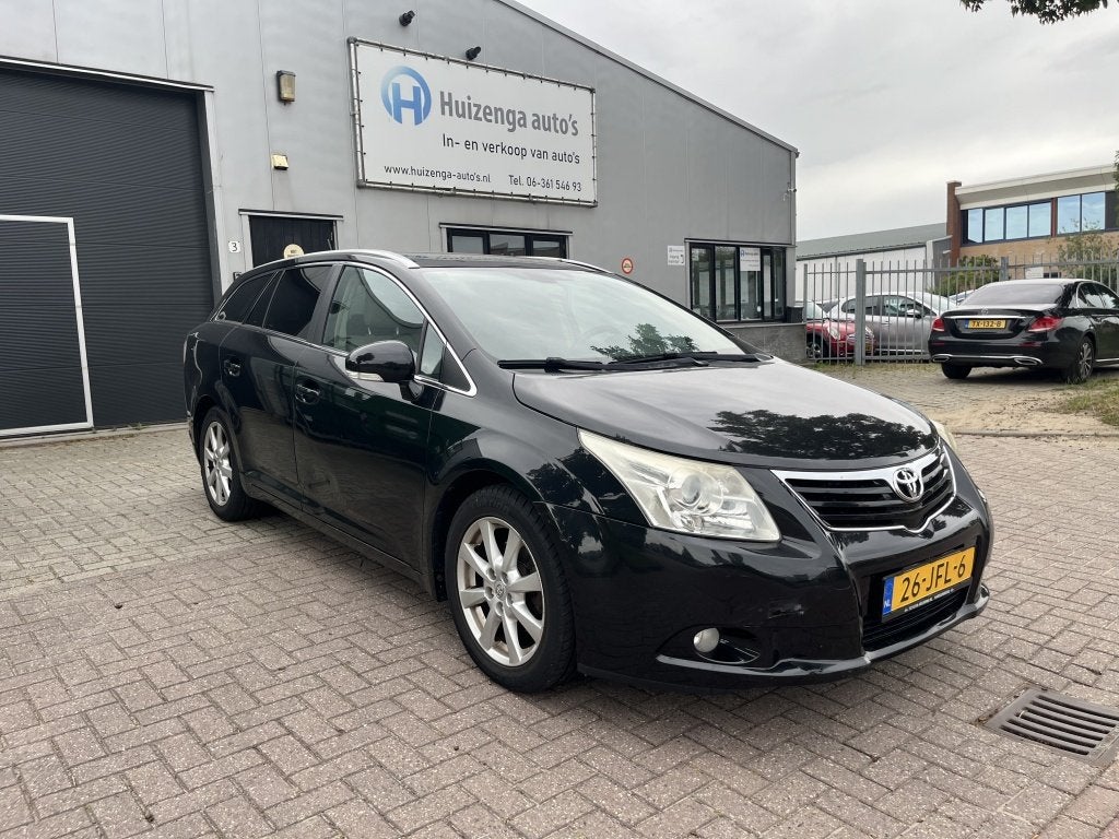 Toyota Avensis wagon 1.8 VVTi | PANO| CLIMA| MET APK!|, Auto's, Toyota, 15 km/l, 4 cilinders, Zwart, Origineel Nederlands