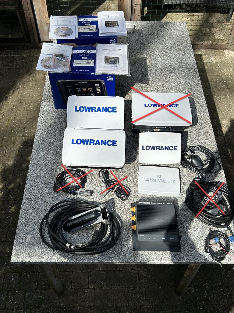 Lowrance fishfinders, Watersport en Boten, Verzenden, Gebruikt, Kaartplotter of Fish Finder