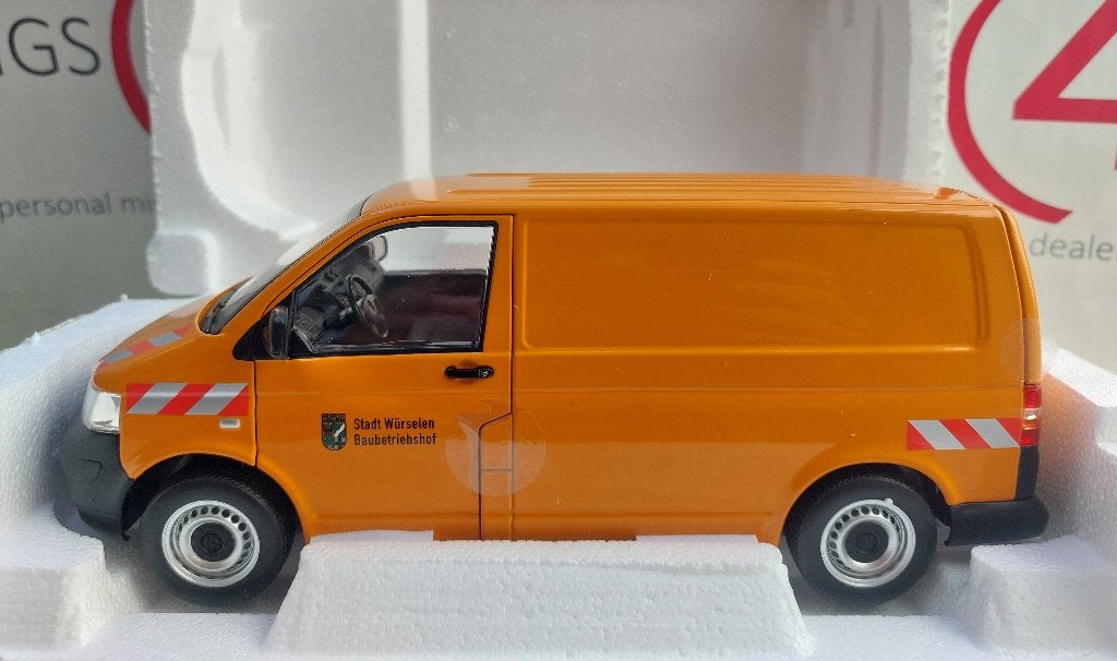 Norev 1:18 Volkswagen Transporter 2003 gemeente Würselen, Ophalen of Verzenden, Nieuw, Auto, Norev