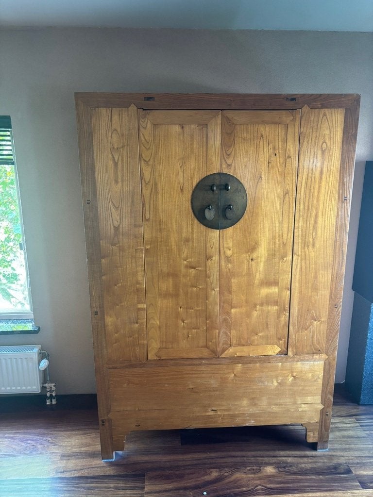Antieke Chinese Bruidskast - 190x128x63cm, Huis en Inrichting, Ophalen, Gebruikt