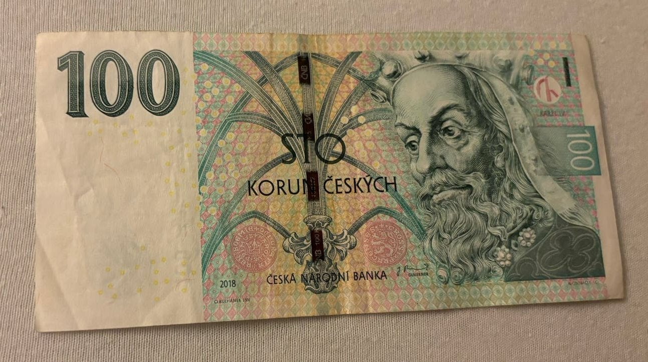 Tsjechische 100 Korun biljet - 2018, Ophalen of Verzenden, Overige landen, Los biljet