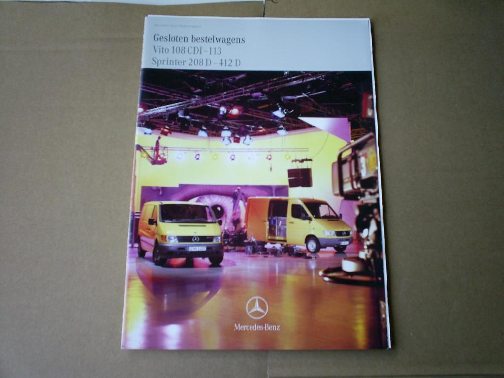 Mercedes Gesloten Bestelwagens Vito 108 CDi - 113 / Sprint, Verzenden, Zo goed als nieuw, Mercedes