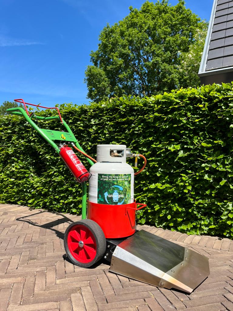 Hoaf 45 onkruidbrander Nieuwstaat!, Ophalen, Zo goed als nieuw