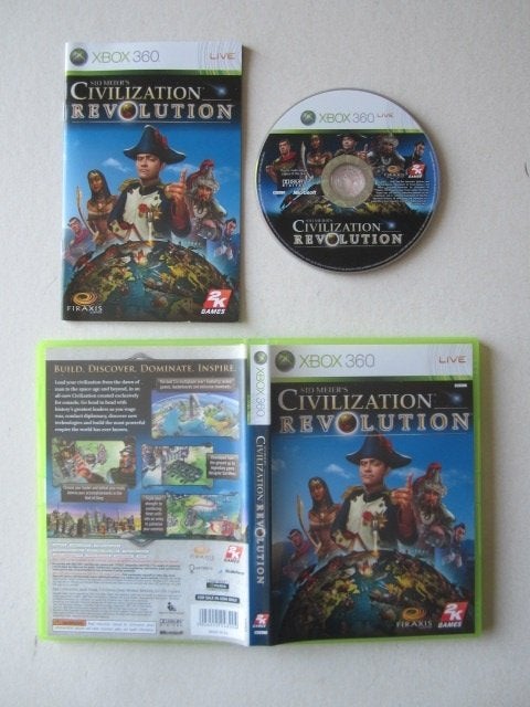 Civilization revolution Xbox 360, Spelcomputers en Games, Gebruikt, 1 speler, Ophalen of Verzenden, Strategie en Constructie