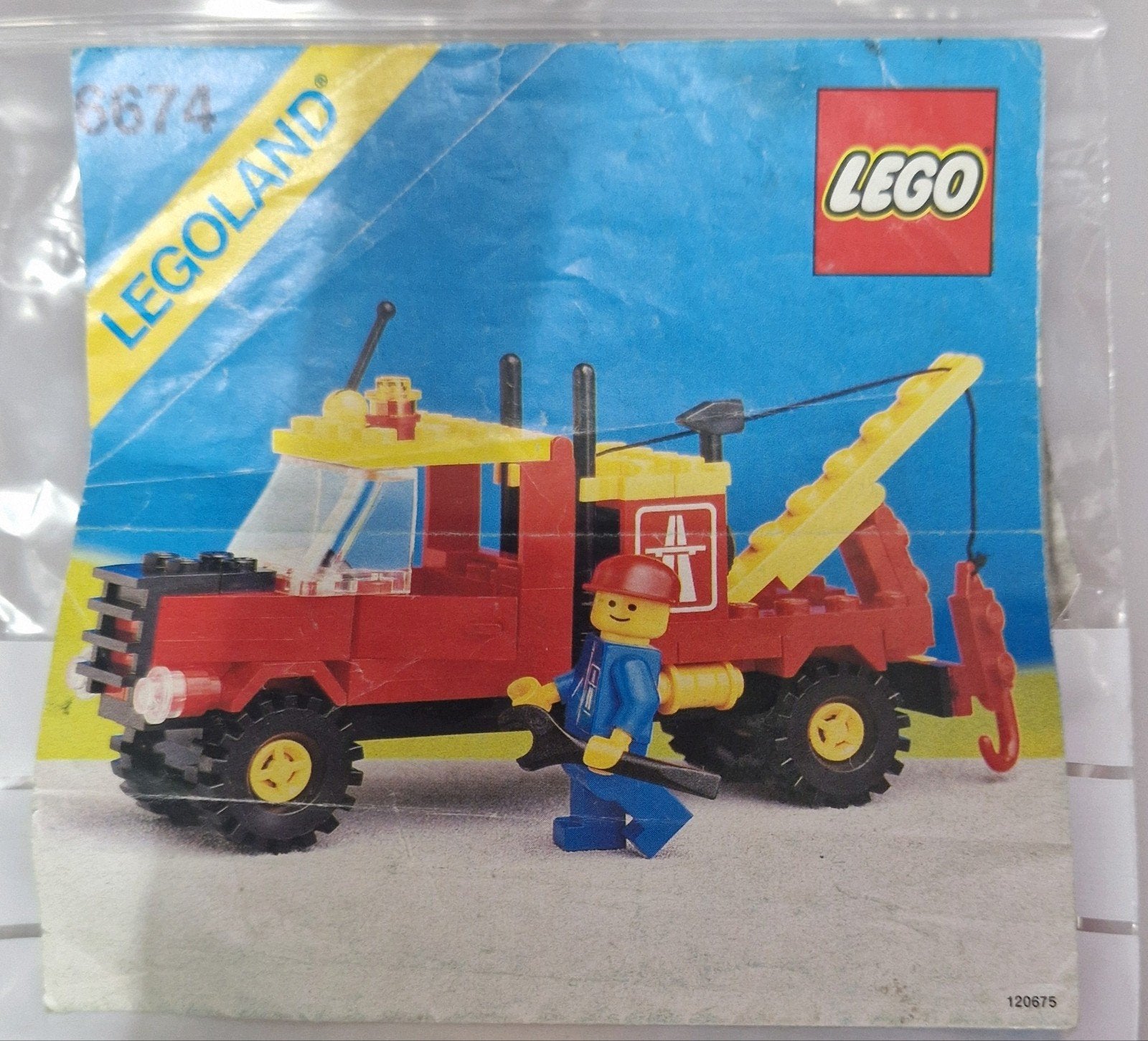 LEGO 6674 crane truck, Compleet, Gebruikt, Overige thema's, Lego