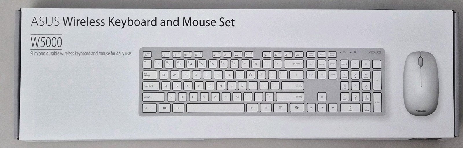 ASUS wireless keyboard and mouse set W5000, Computers en Software, Toetsenborden, Ophalen of Verzenden, Zo goed als nieuw