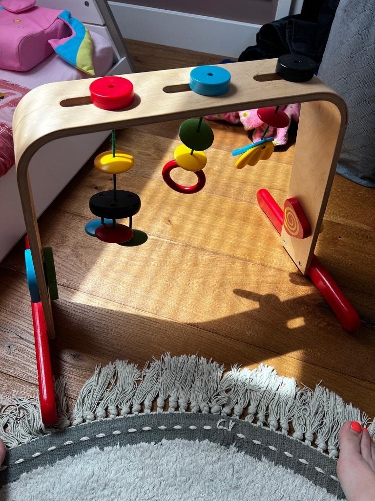 Gratis ophalen houten babygym ikea, Kinderen en Baby's, Ophalen, Gebruikt, Babygym
