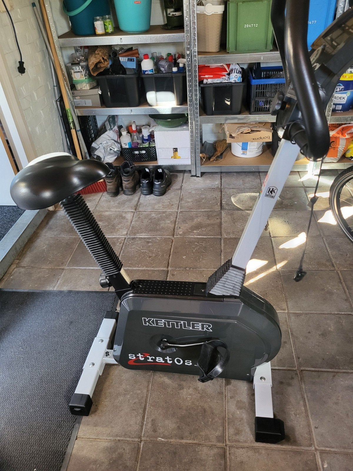 Kettler Stratos Hometrainer - Zo goed als nieuw, Sport en Fitness, Ophalen, Zo goed als nieuw, Metaal, Benen