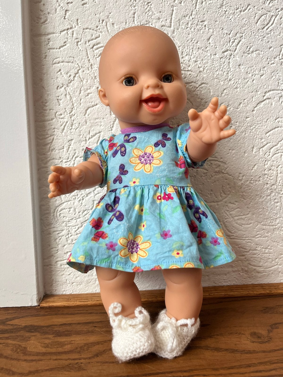 Paola Reina Babypop Meisje - 34 cm, Ophalen of Verzenden, Zo goed als nieuw, Babypop