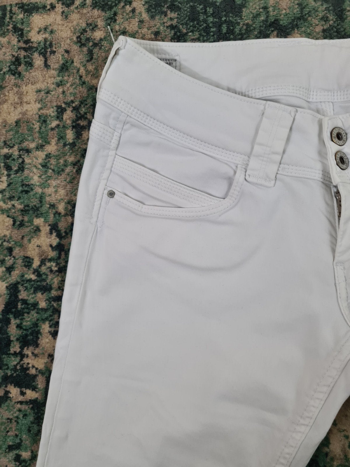 Pepe Jeans lowwaist regular fit slim leg W28 Dames Tulsi28, Wit, Ophalen of Verzenden, Zo goed als nieuw, Maat 36 (S)