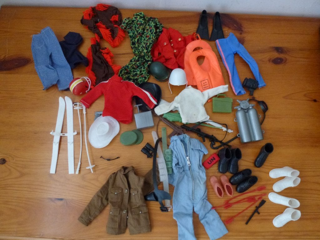 Vintage O.A. action man kleding en accessoires, Verzenden, Gebruikt