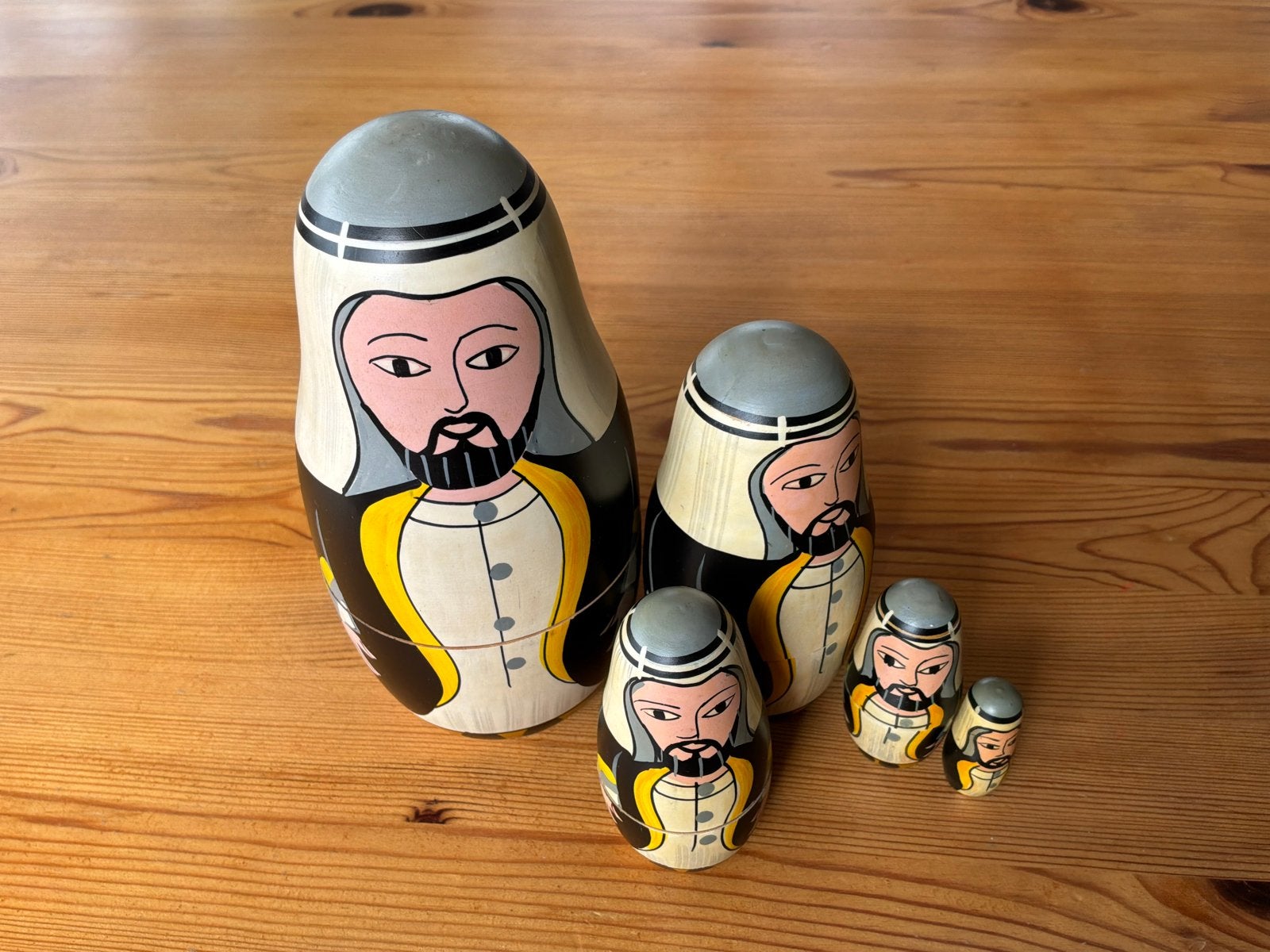 Set van 5 Arabische Matroesjka mannen, Ophalen of Verzenden, Nieuw