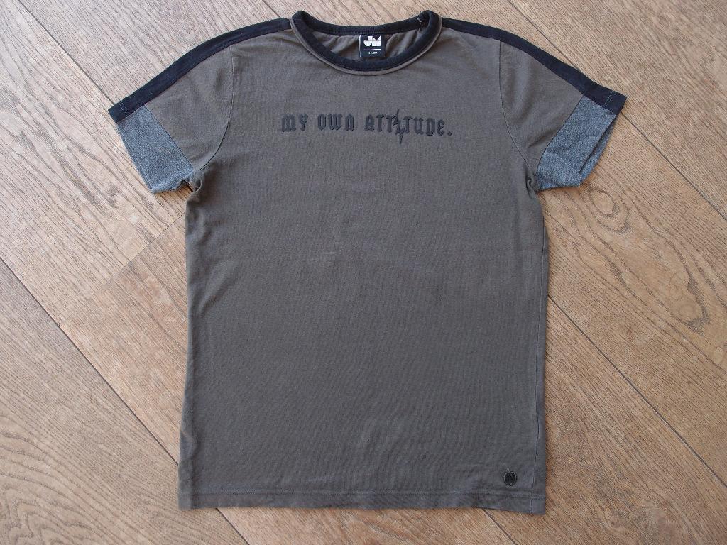 Stoer Mitch Shoeby slim fit jongens shirt korte mouw mt 164, Kinderen en Baby's, Kinderkleding | Maat 164, Ophalen of Verzenden