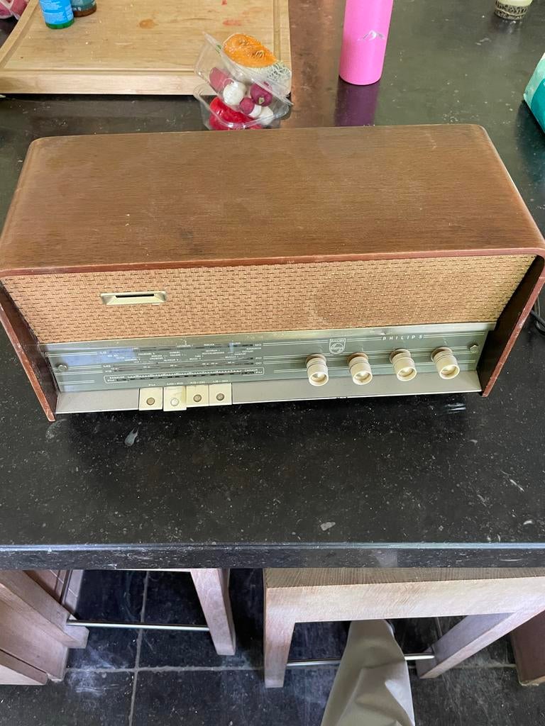 Vintage Philips buizenradio, Ophalen of Verzenden