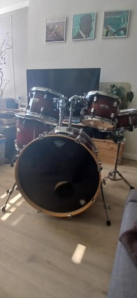 Pearl Decade Maple Drumstel, Muziek en Instrumenten, Drumstellen en Slagwerk, Ophalen, Gebruikt, Pearl