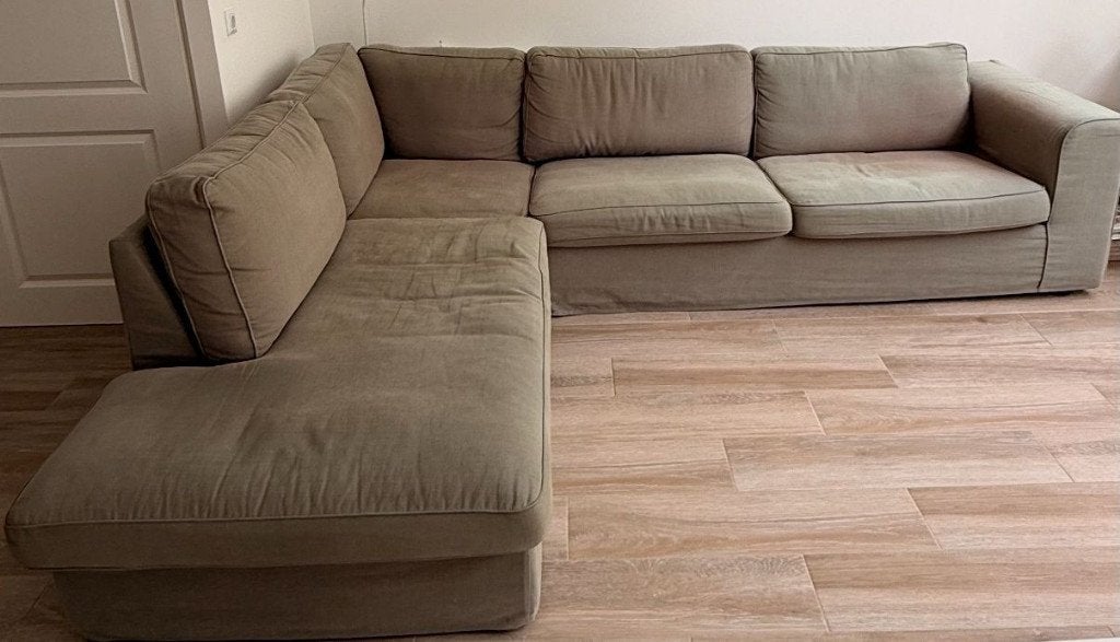 Hoekbank, Ophalen, 250 tot 300 cm, Gebruikt, Hoekbank