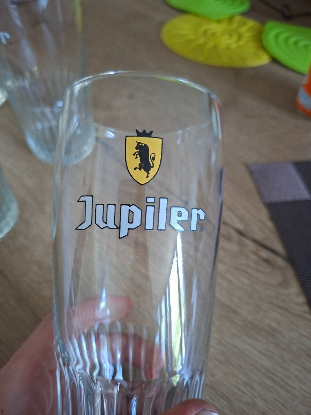 Jupiler bierglas 50cl - Zo goed als nieuw, Ophalen of Verzenden, Zo goed als nieuw, Meerkleurig, Overige merken