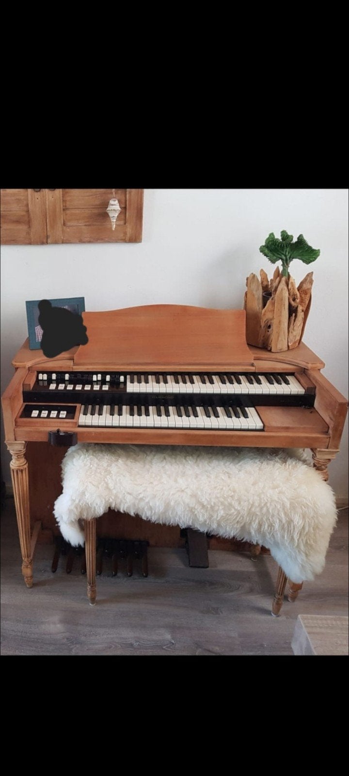 Hammond M3 met leslie aansluiting en galm., Ophalen, Zo goed als nieuw, Zwart