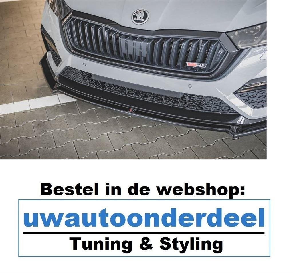 Maxton Design Skoda Octavia RS Mk4 Spoiler Lip Spliter, A.parts@hotmail.nl, Trasmolenlaan 12 3447 GZ Woerden, Verzenden, Nieuw