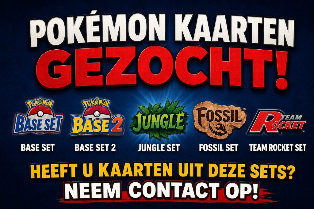 [Gezocht] Pokemonkaarten Base(2), Jungle, Fossil, Team Rocke, Ophalen of Verzenden, Zo goed als nieuw, Meerdere kaarten