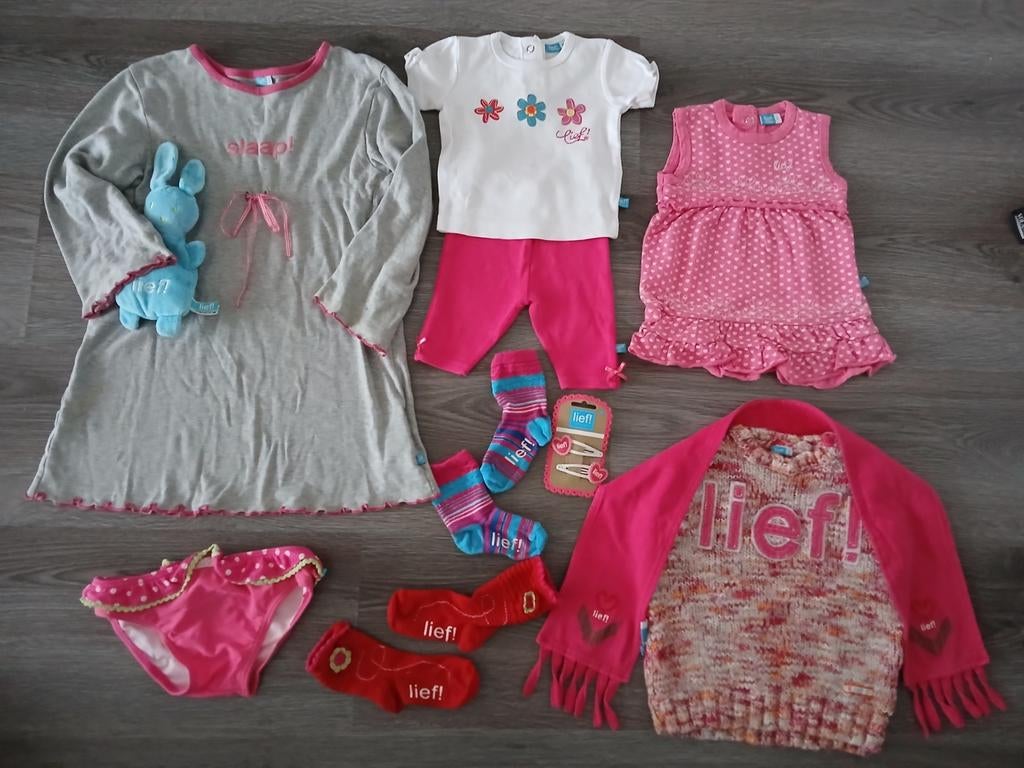 Groot Lief! kledingpakket voor meisjes - diverse items, Ophalen, Gebruikt, Lief!, Meisje
