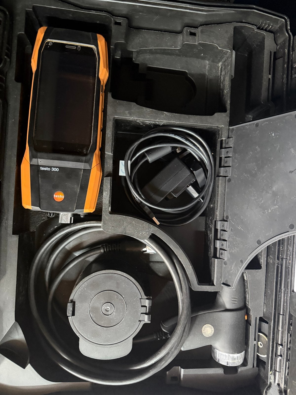 Testo 300 Rookgasanalyseapparaat met toebehoren, Ophalen of Verzenden, Gebruikt, Temperatuur
