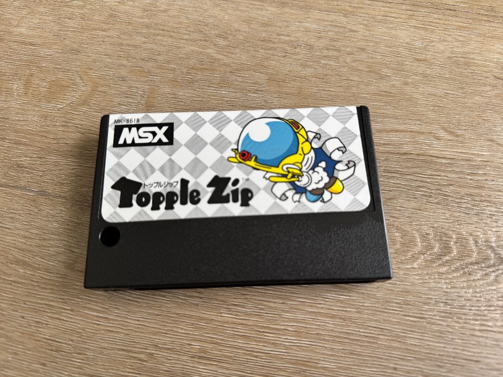 MSX game, Bothtec Topple zip, cartridge, Ophalen of Verzenden, MSX 1 & MSX 2